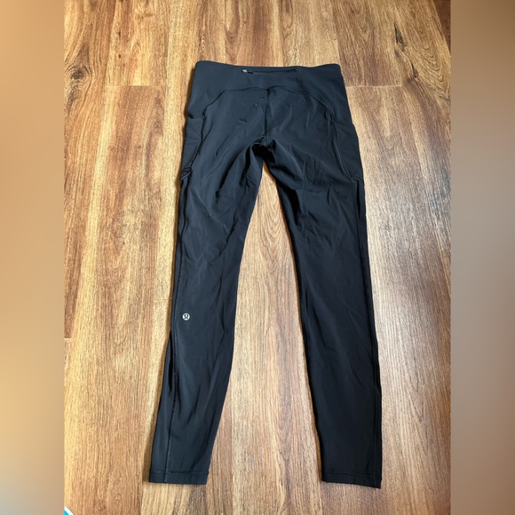 Lululemon Speed Tight Legging Black Womens Size 8 Full Length - Picture 3 of 7